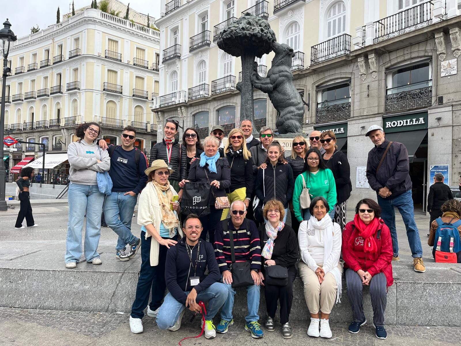 Un gruppo di viaggiatori Viaggi Pop a Madrid
